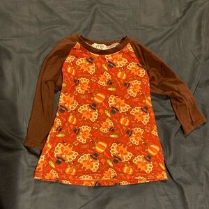 KJDO Kids Thanksgiving shirt size 3/4
